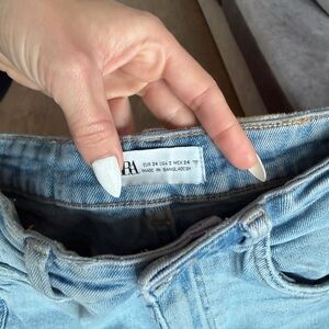 Zara Sky Blue Women's Jeans